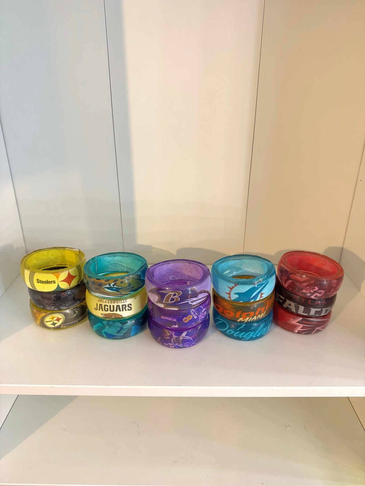 NFL Bangle Set — 3 Bangles
